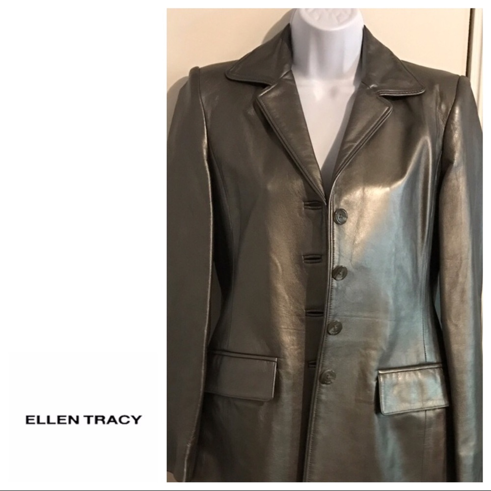 COPY - Ellen Tracy leather jacket